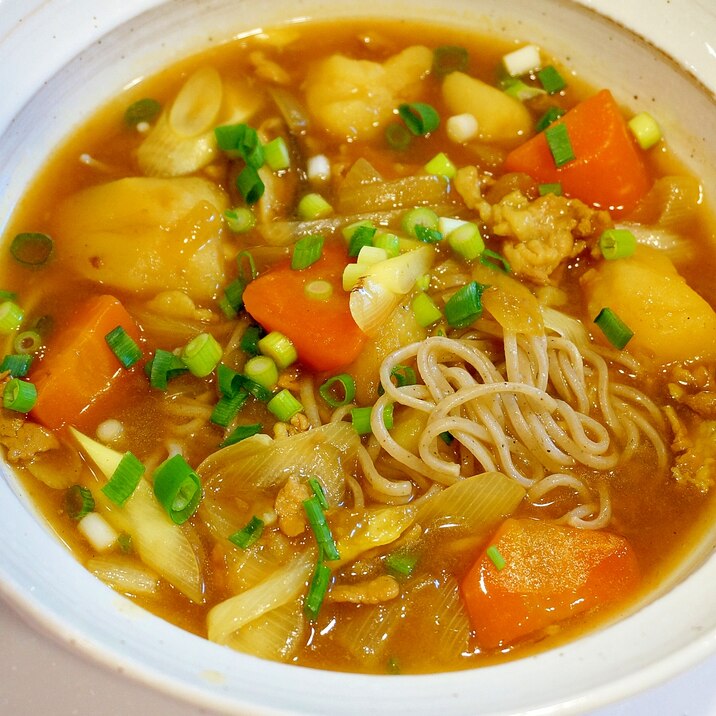 華麗・残ったカレーをリメイク!カレーそば